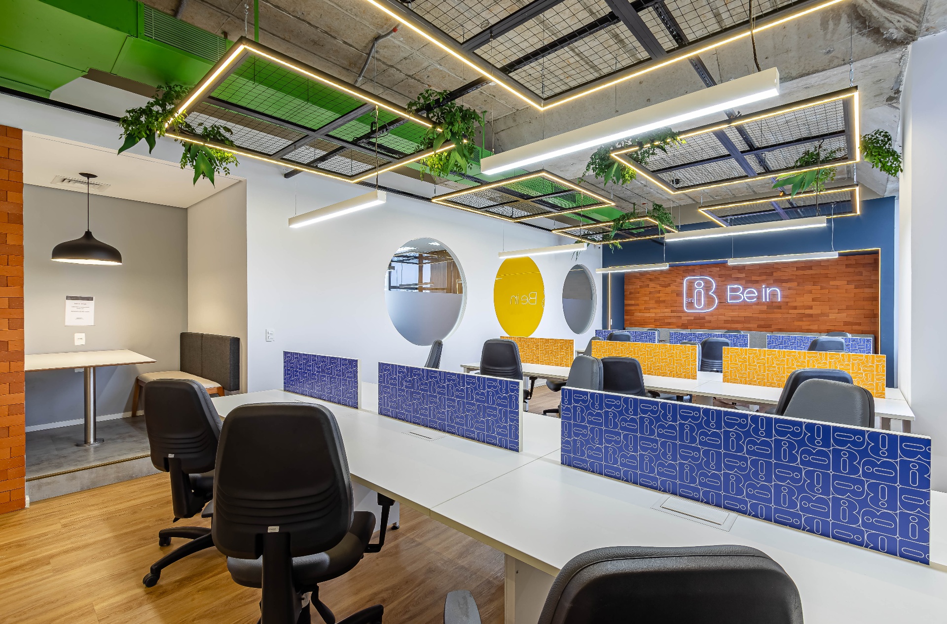 Espaço de coworking Be in Brooklin - Área colaborativa